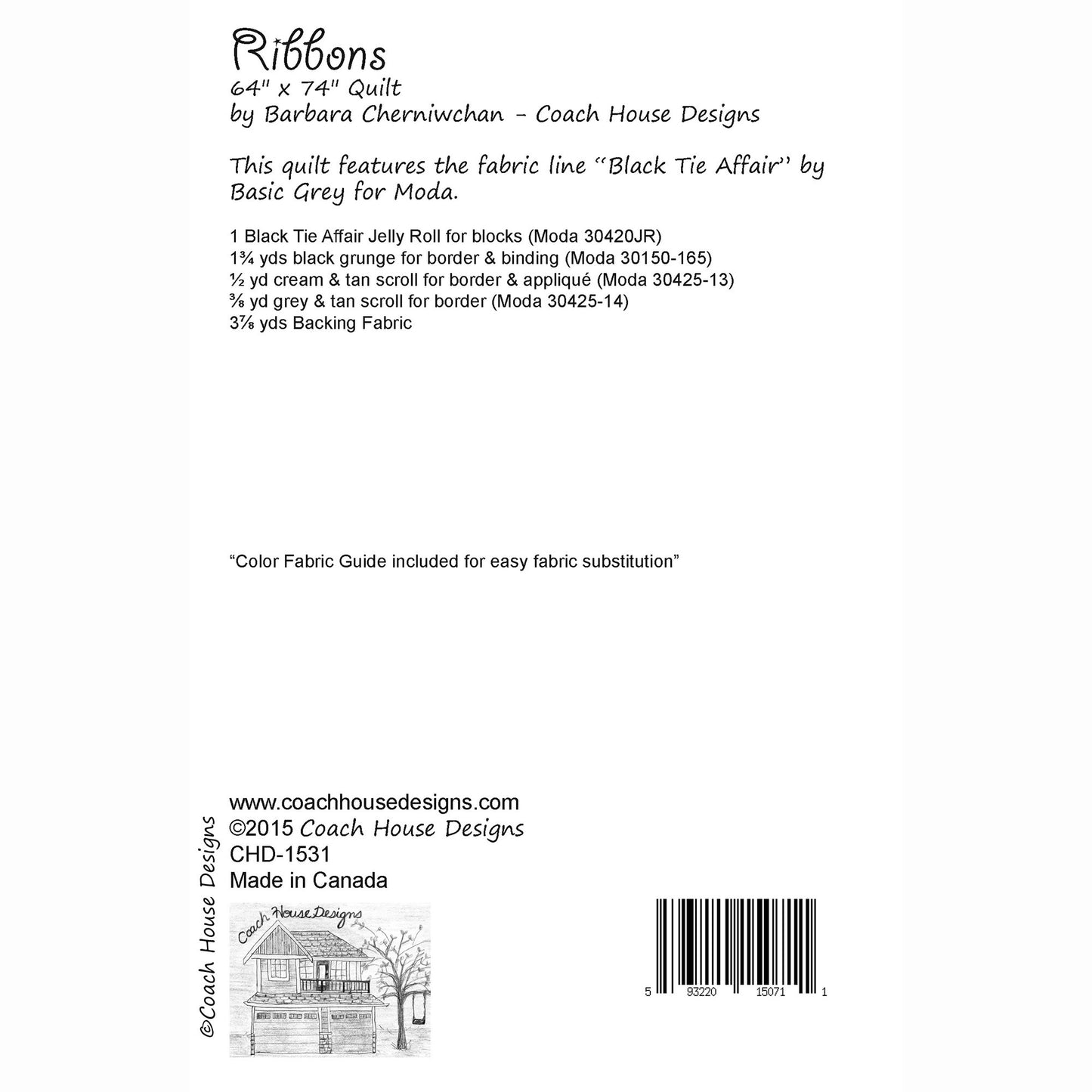 Ribbons Downloadable PDF Quilt Pattern