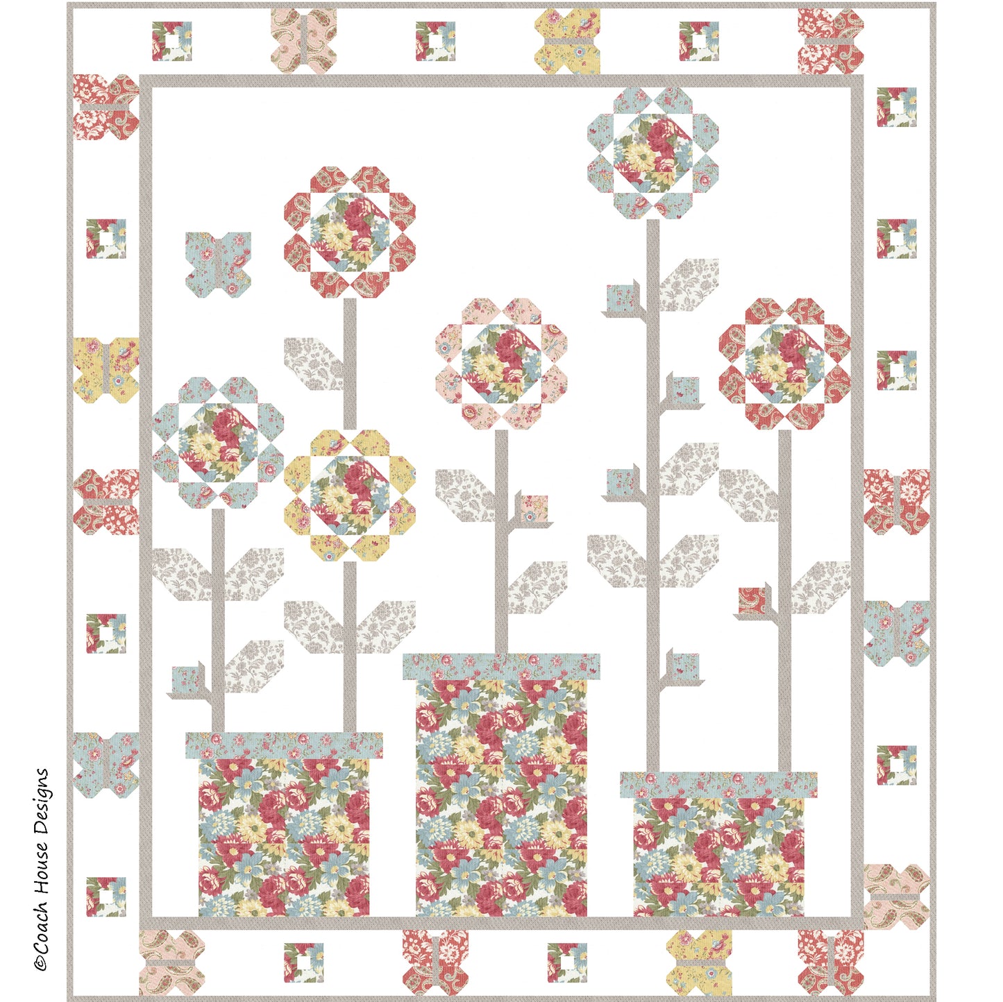 Rooftop Garden Downloadable PDF Quilt Pattern