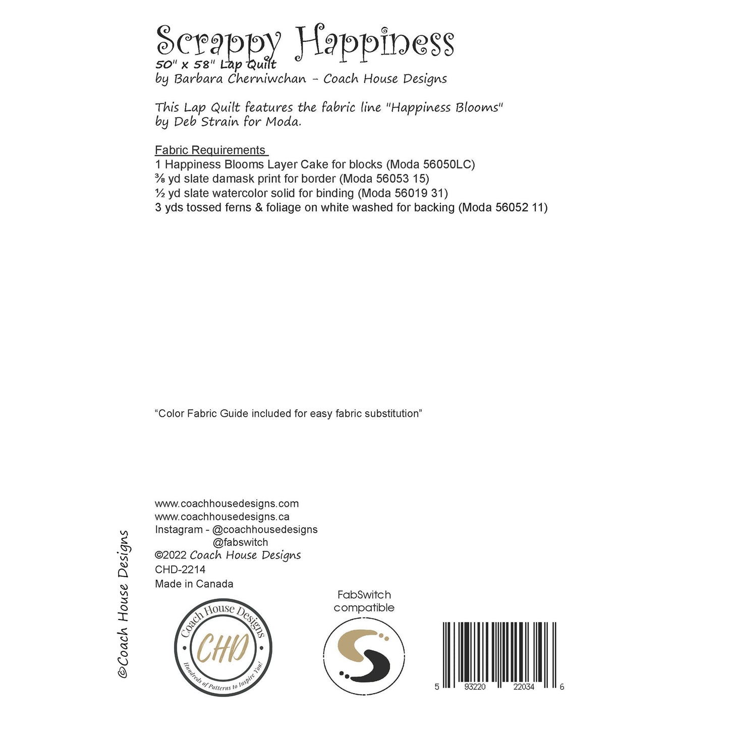 Scrappy Happiness Downloadable PDF Quilt Pattern