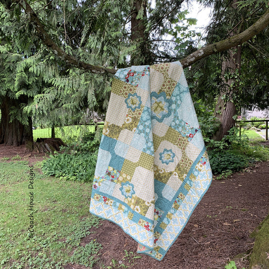 Sea Glass Downloadable PDF Quilt Pattern