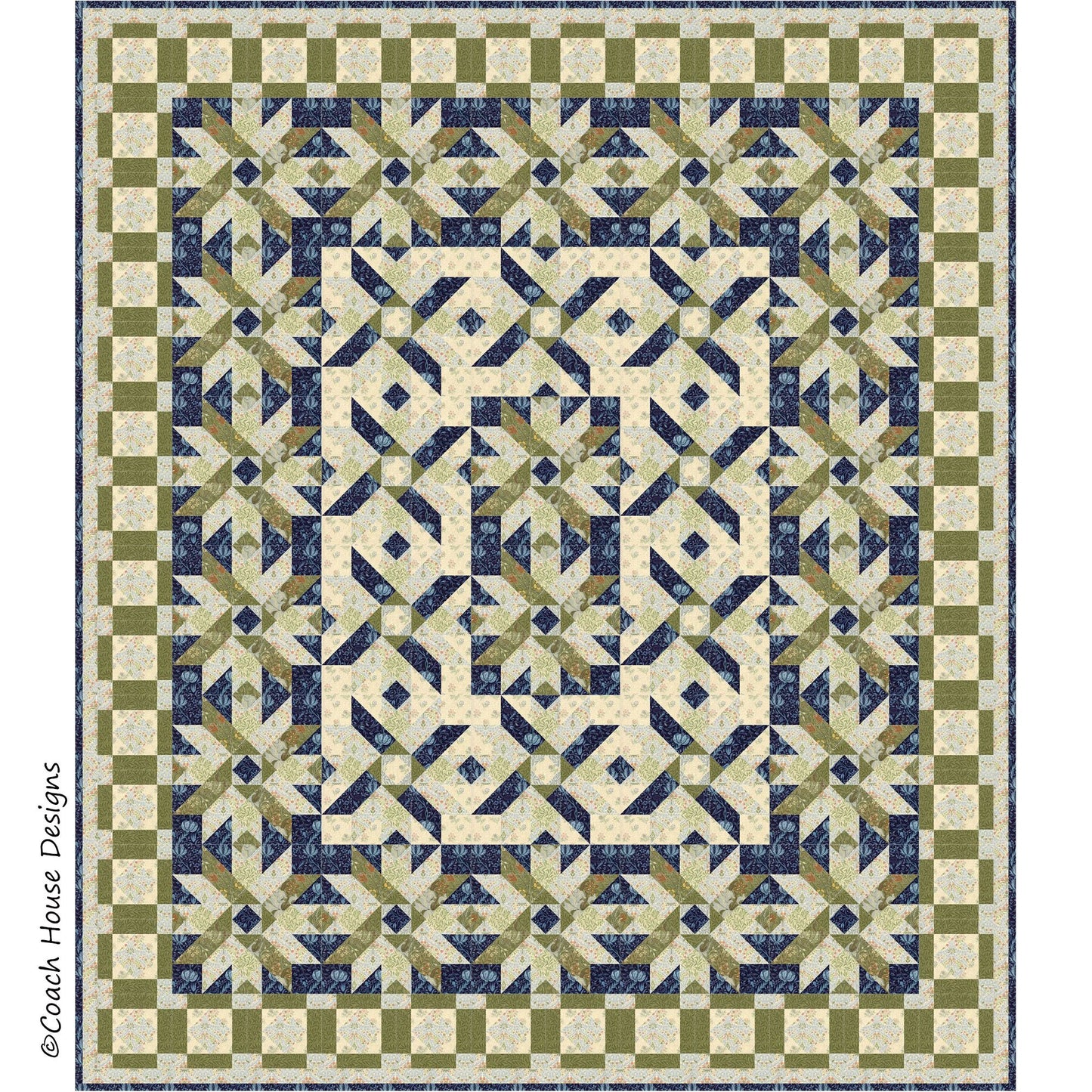 Secret Garden Downloadable PDF Quilt Pattern