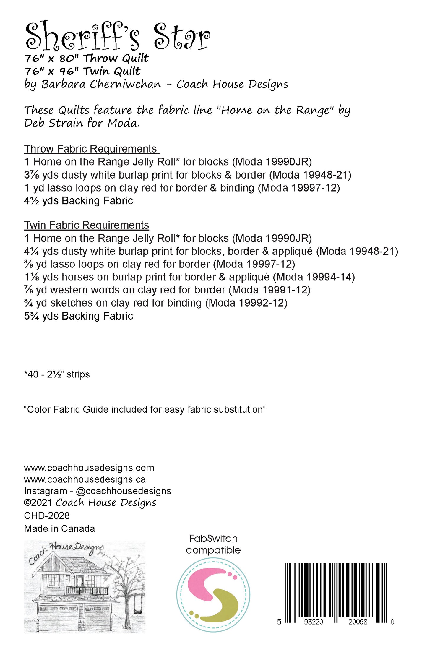 Sheriff's Star Downloadable PDF Quilt Pattern