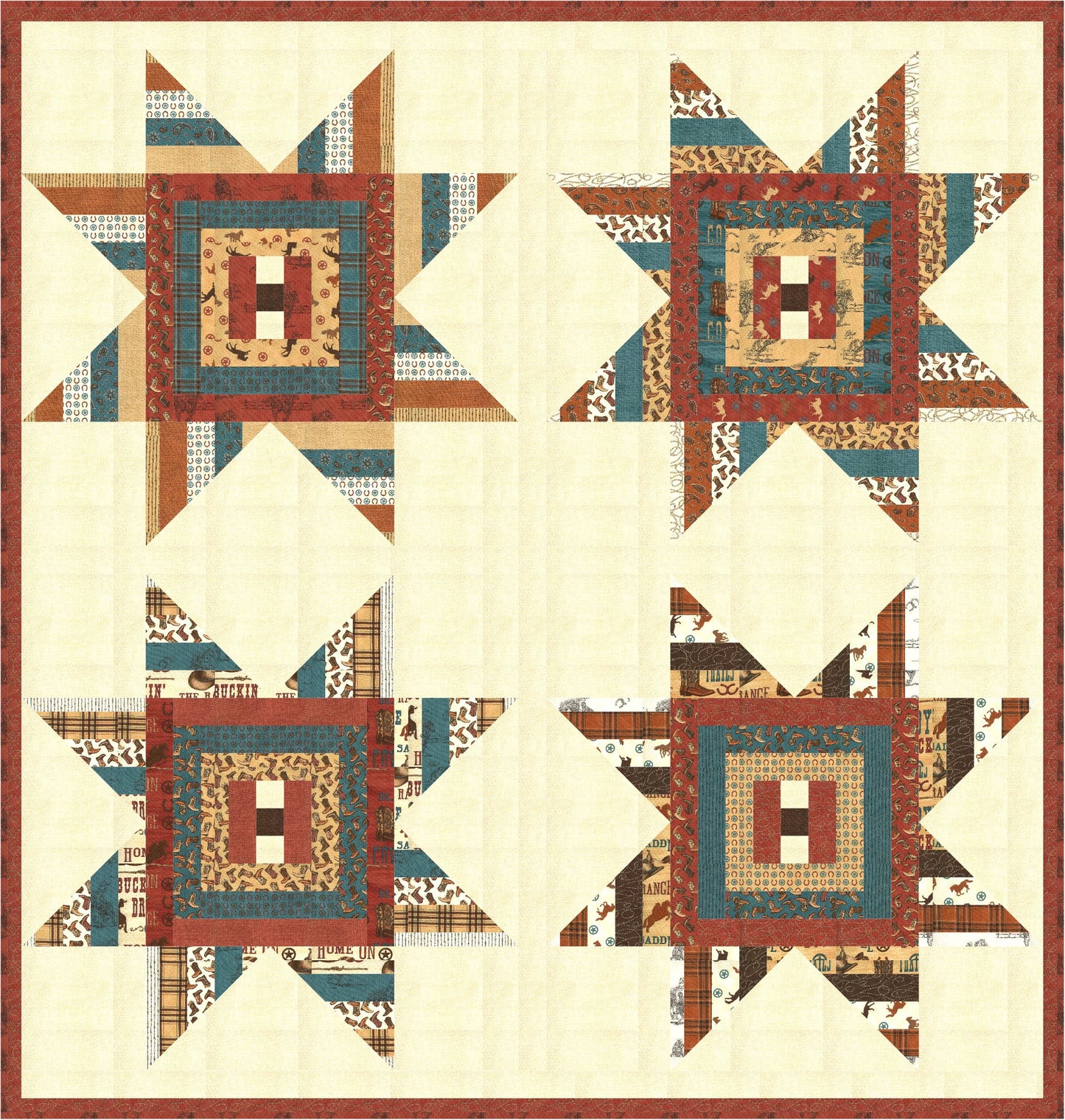 Sheriff's Star Quilt Pattern
