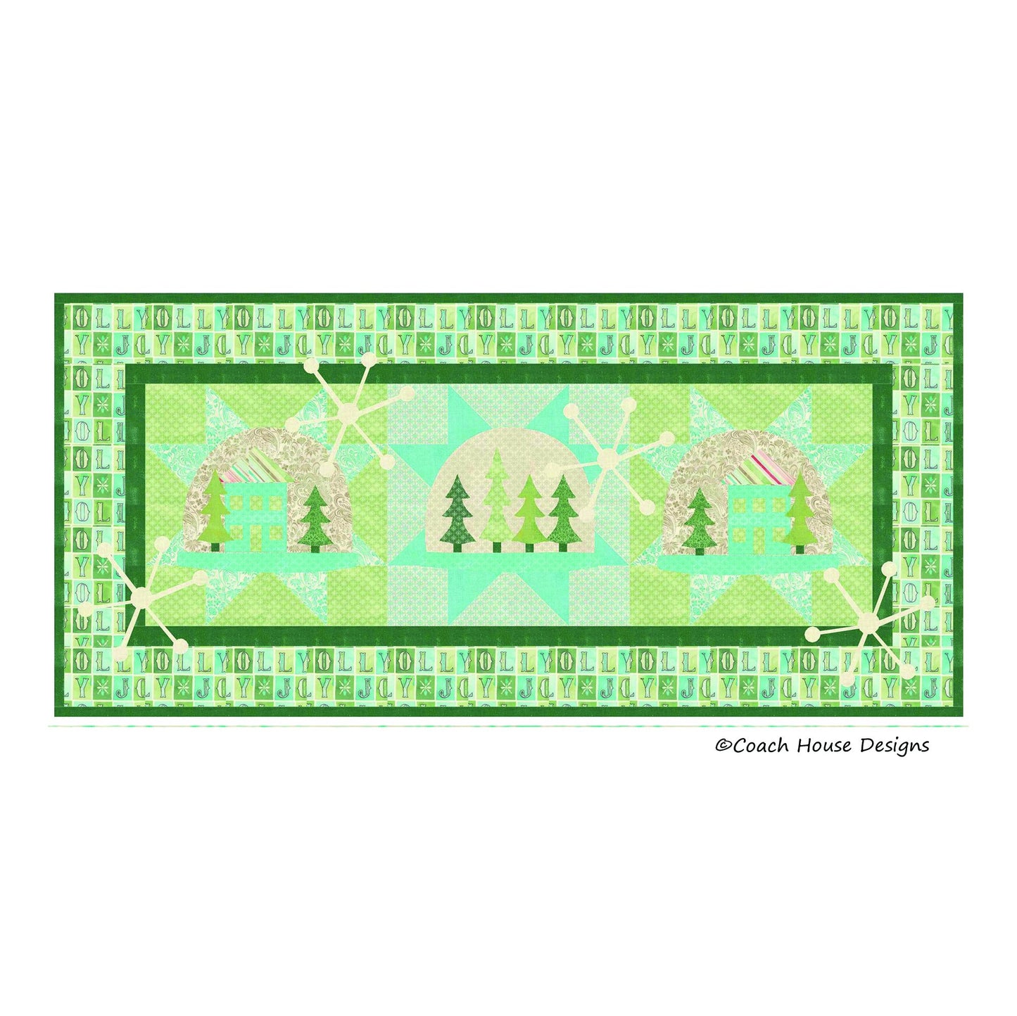 Snow Globes Downloadable PDF Quilt Pattern