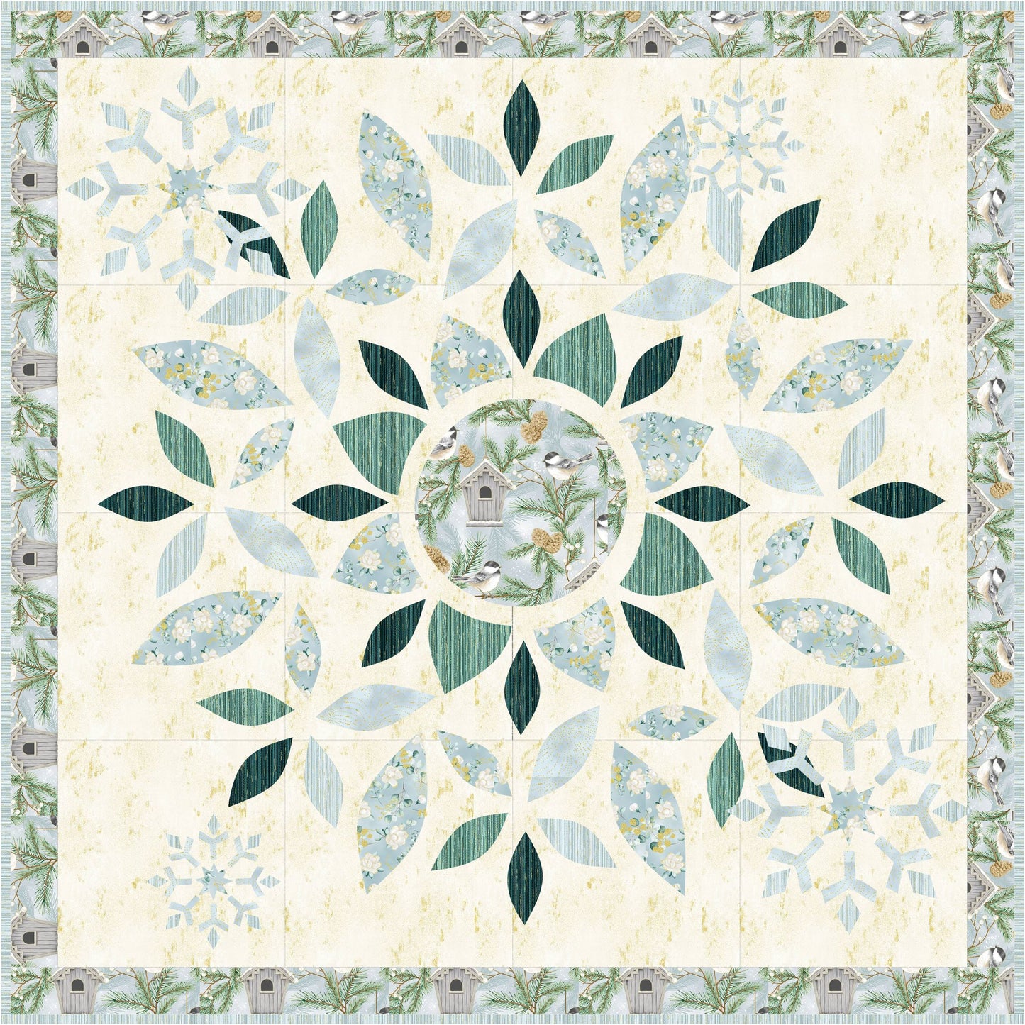 Snow is Falling Downloadable PDF Quilt Pattern