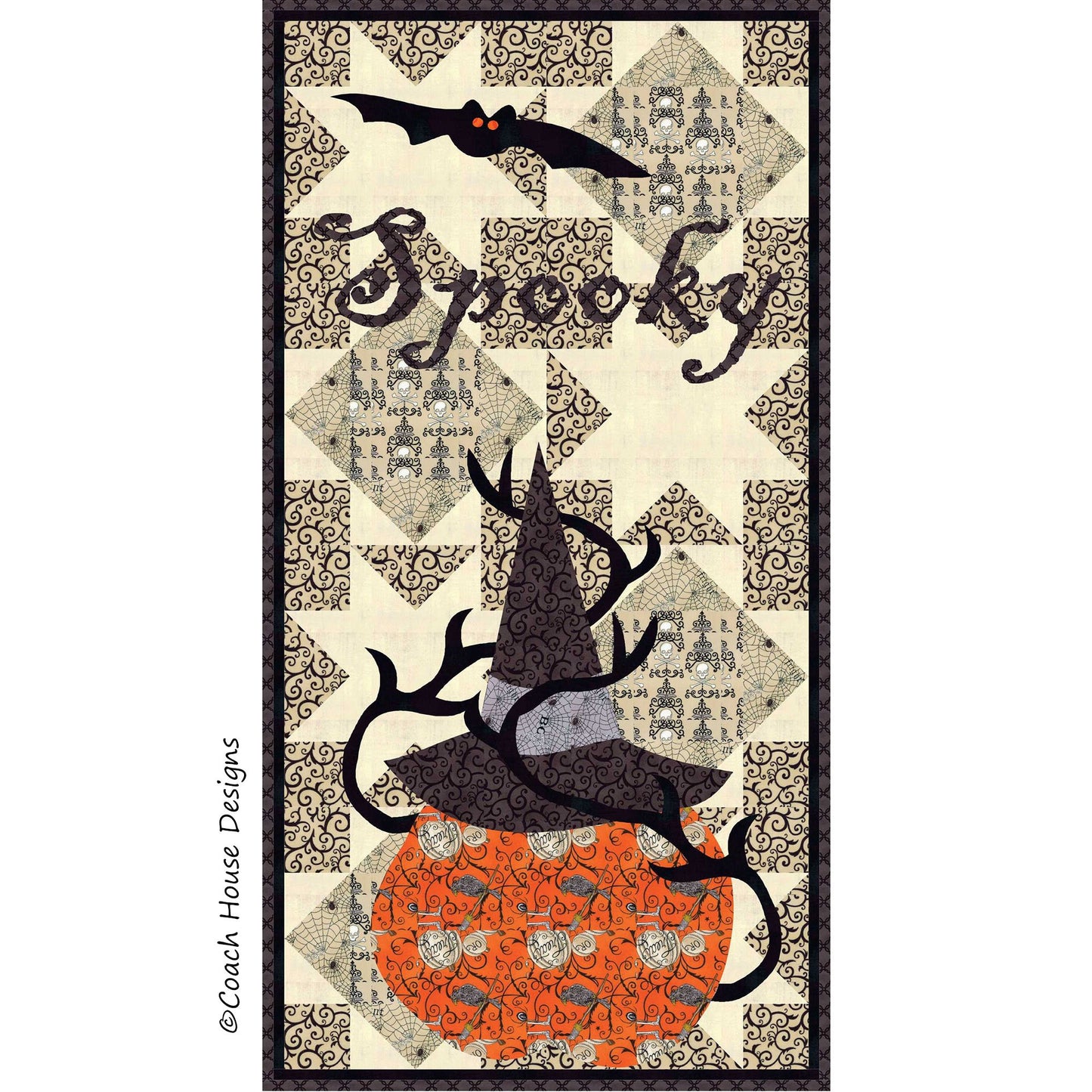 Spooky Time Downloadable PDF Quilt Pattern
