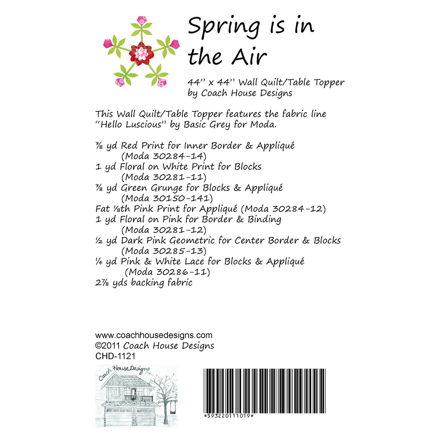 Spring Is In the Air Downloadable PDF Quilt Pattern