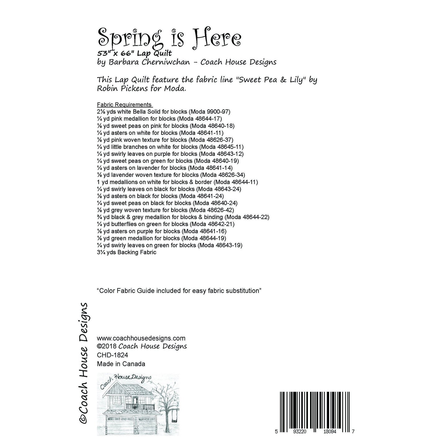 Spring is Here Downloadable PDF Quilt Pattern