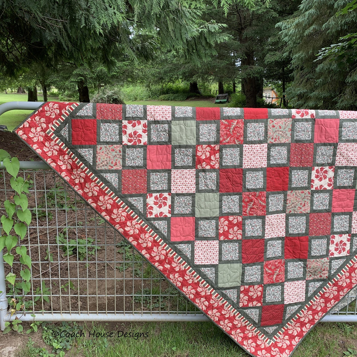 Stained Glass Downloadable PDF Quilt Pattern