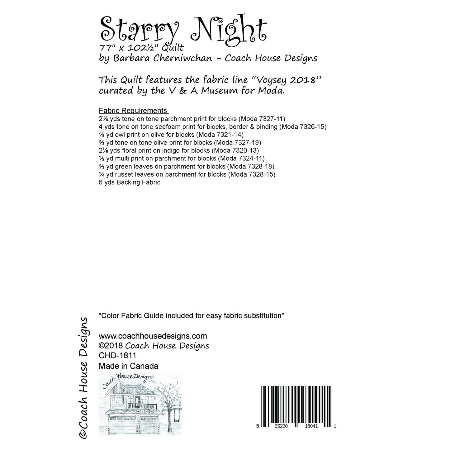 Starry Night Quilt Pattern