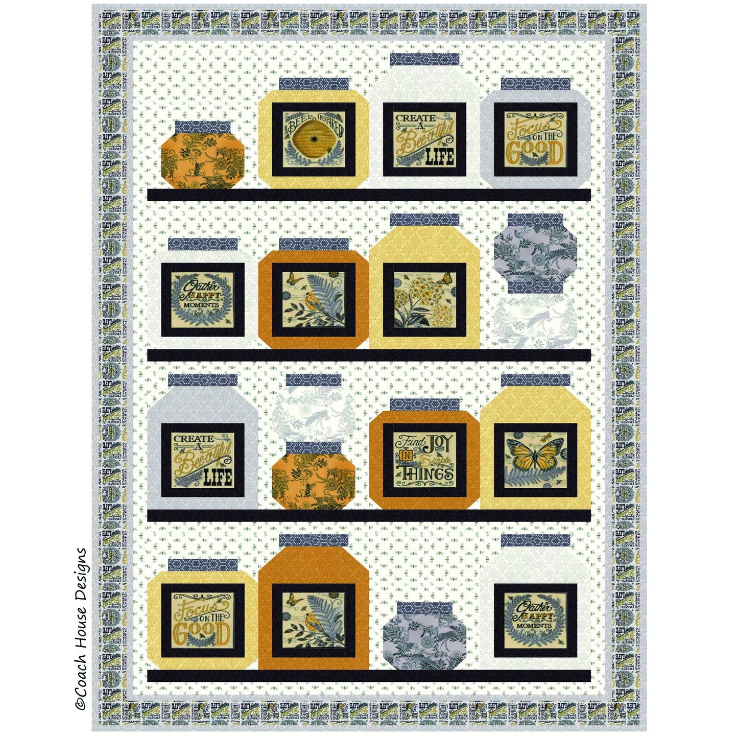 Stocked Up Downloadable PDF Quilt Pattern