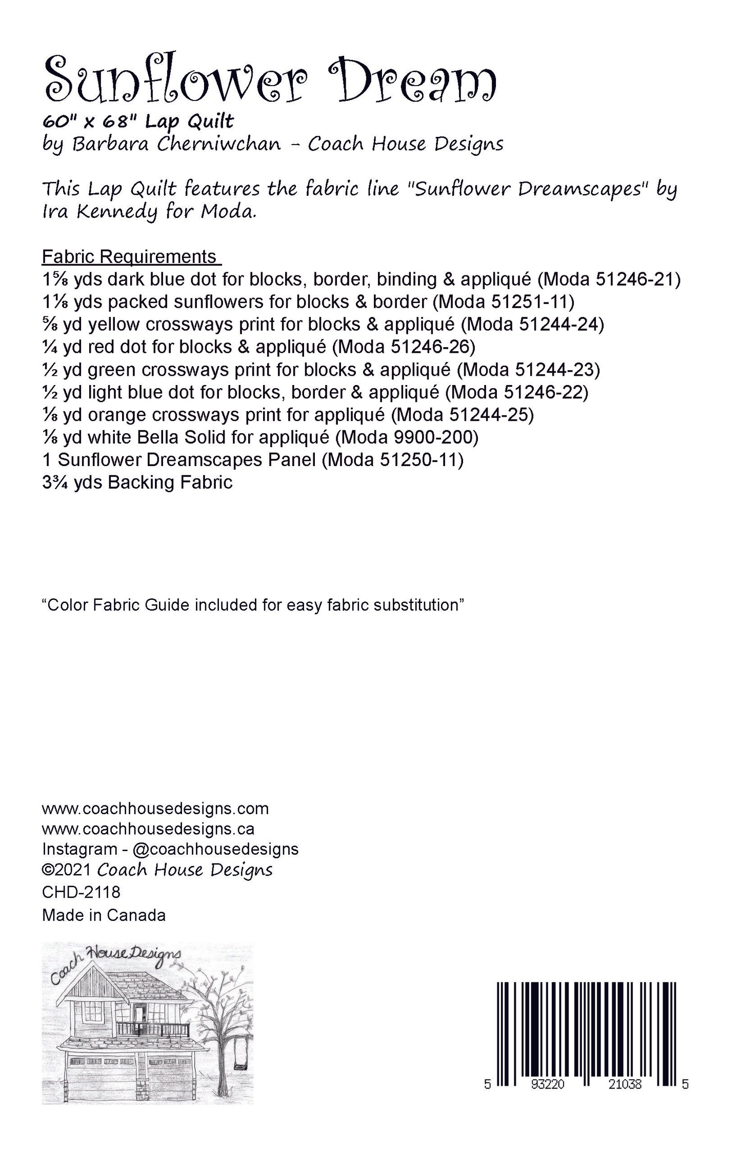 Sunflower Dream Quilt Pattern