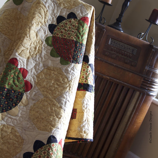 Sunflowers Downloadable PDF Quilt Pattern