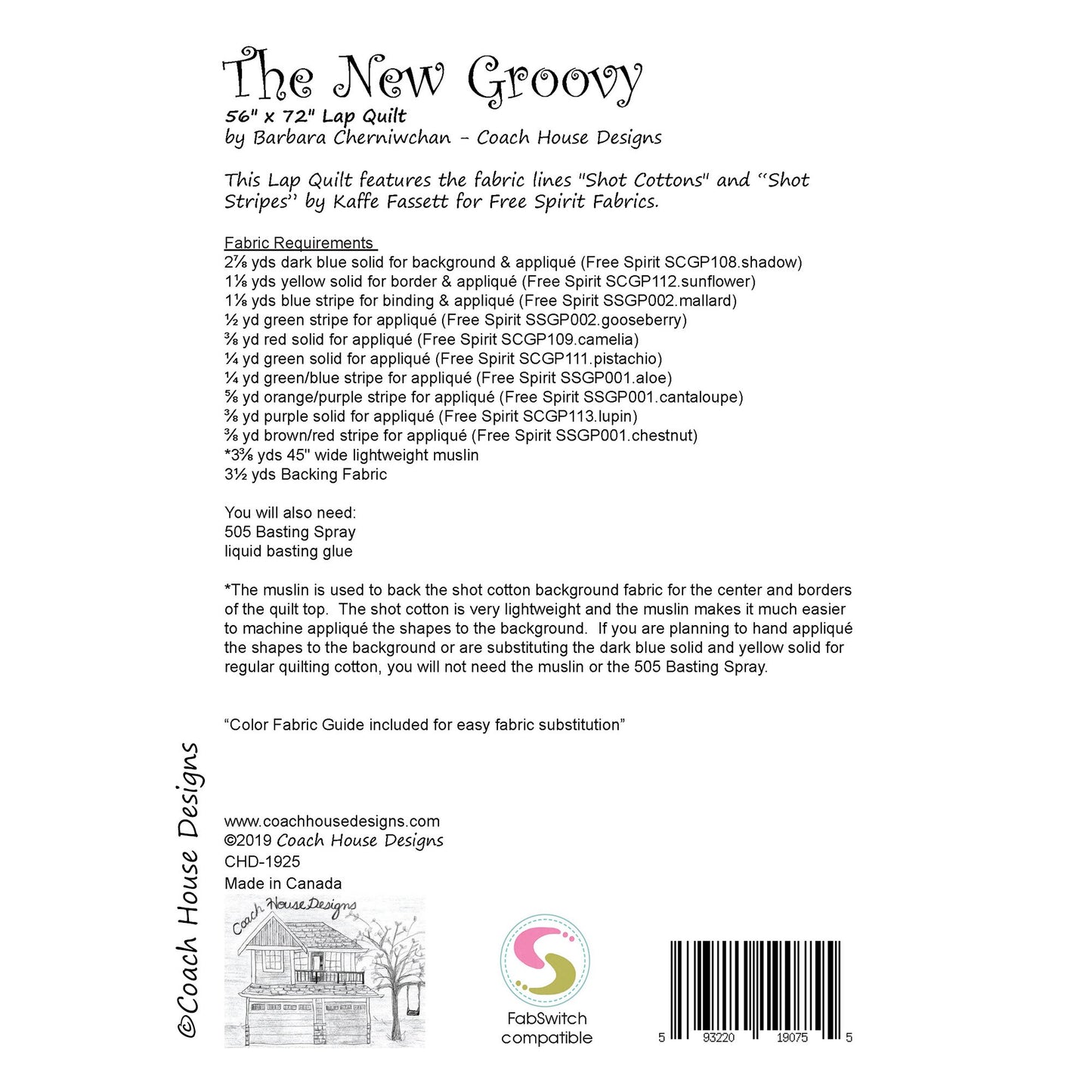 The New Groovy Downloadable PDF Quilt Pattern