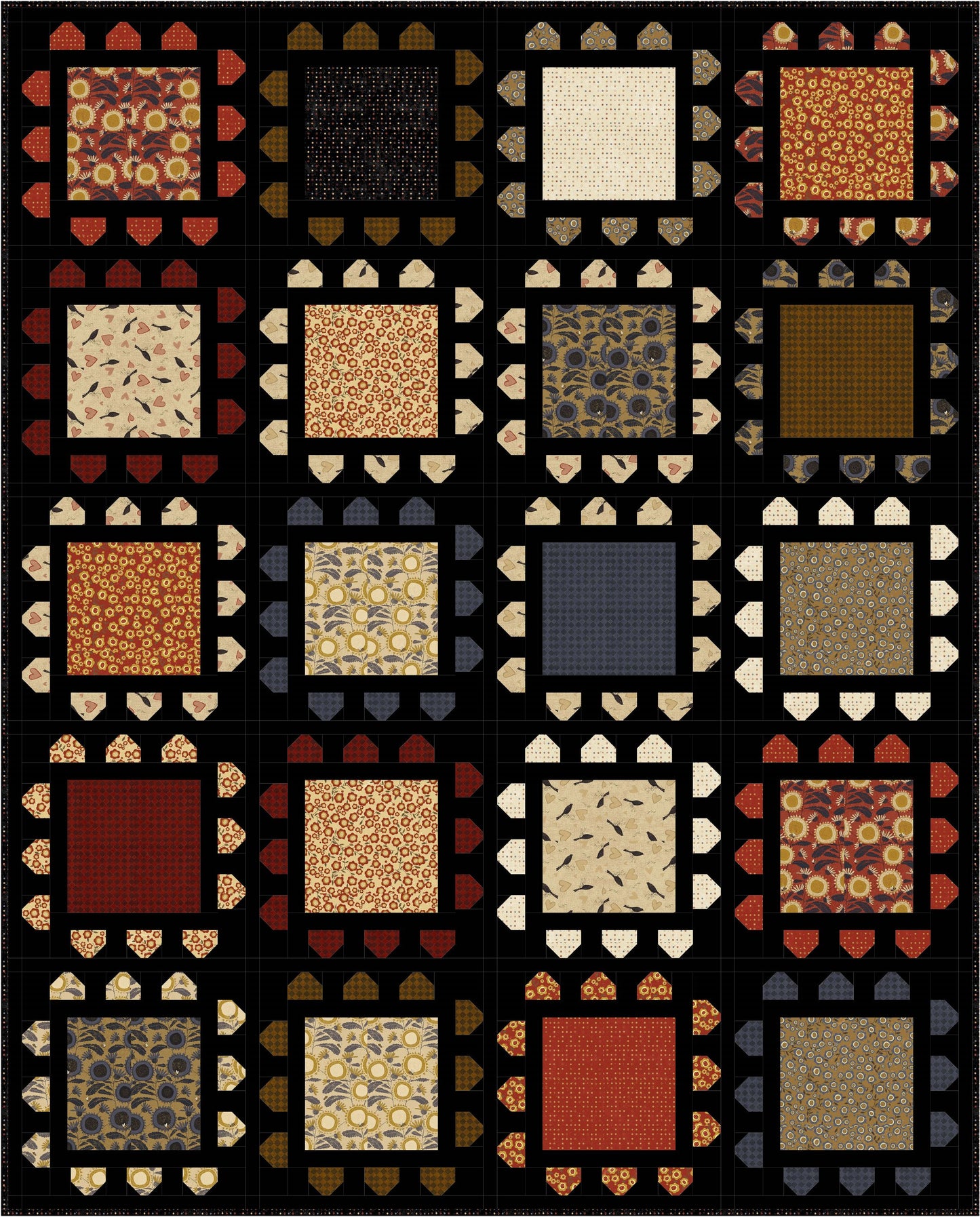 Throw Pillows Quilt Pattern