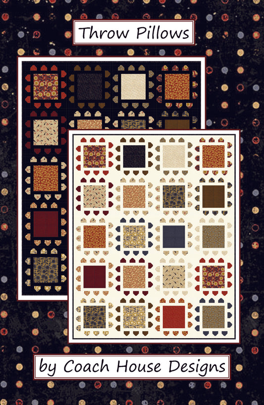 Throw Pillows Downloadable PDF Quilt Pattern