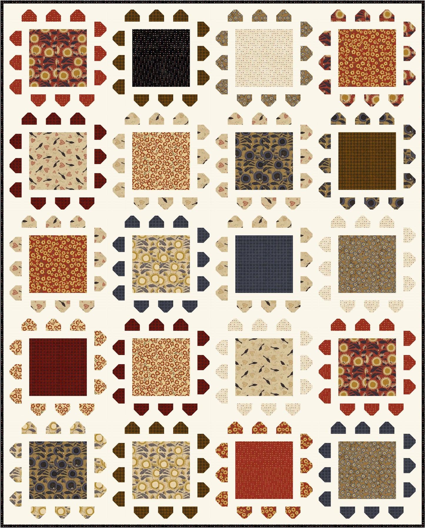 Throw Pillows Quilt Pattern