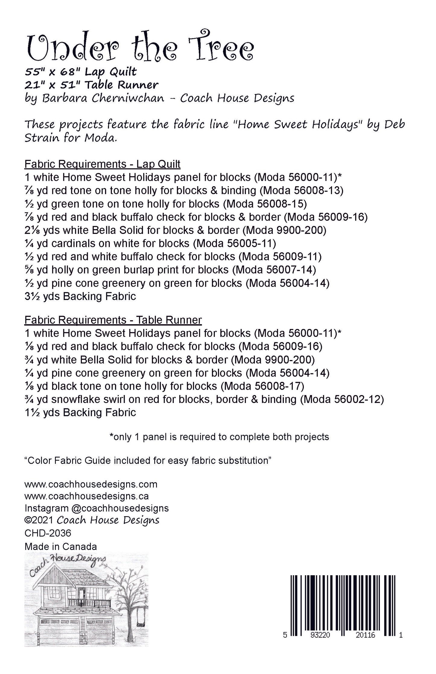 Under the Tree Quilt Pattern