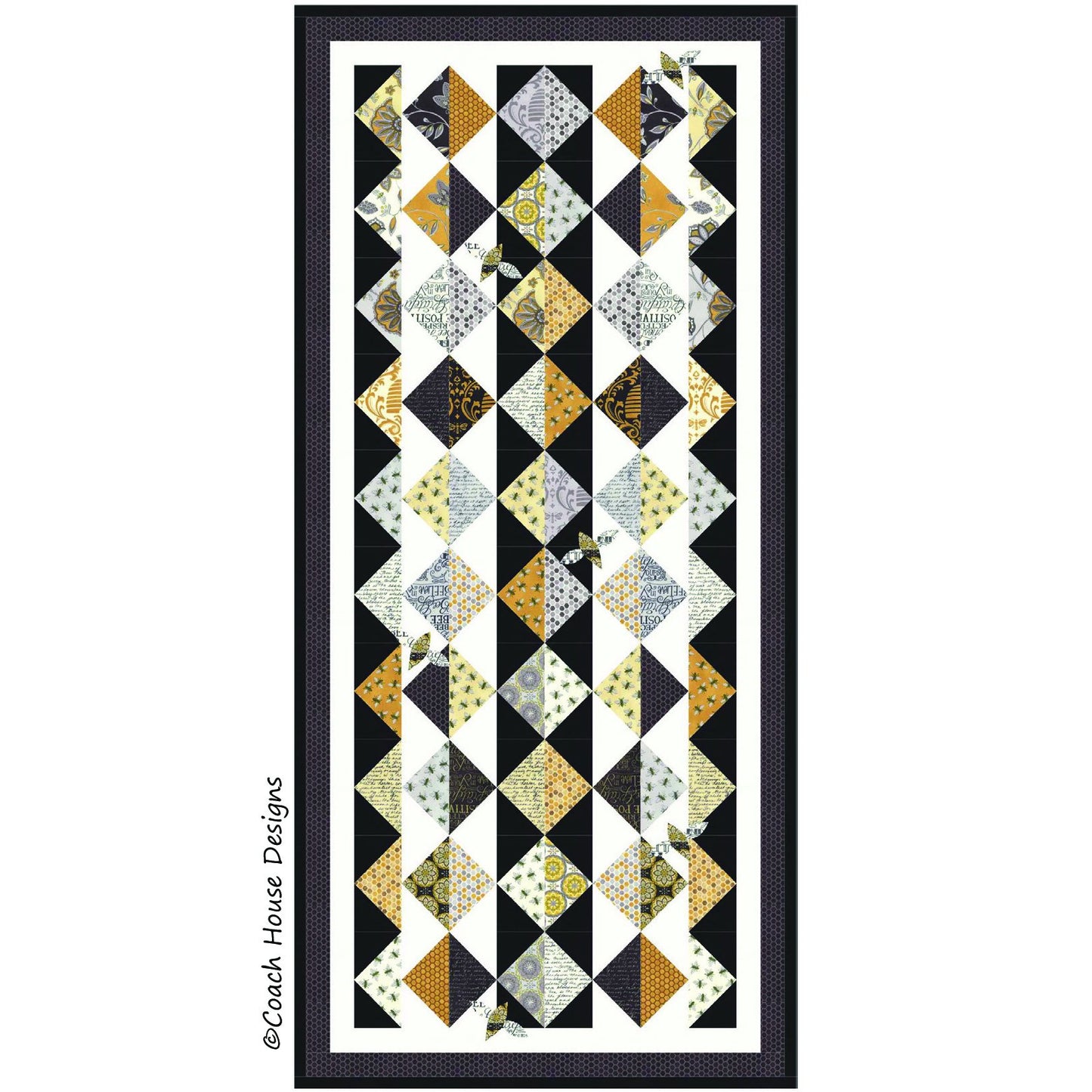 Unexpected Guests Downloadable PDF Quilt Pattern