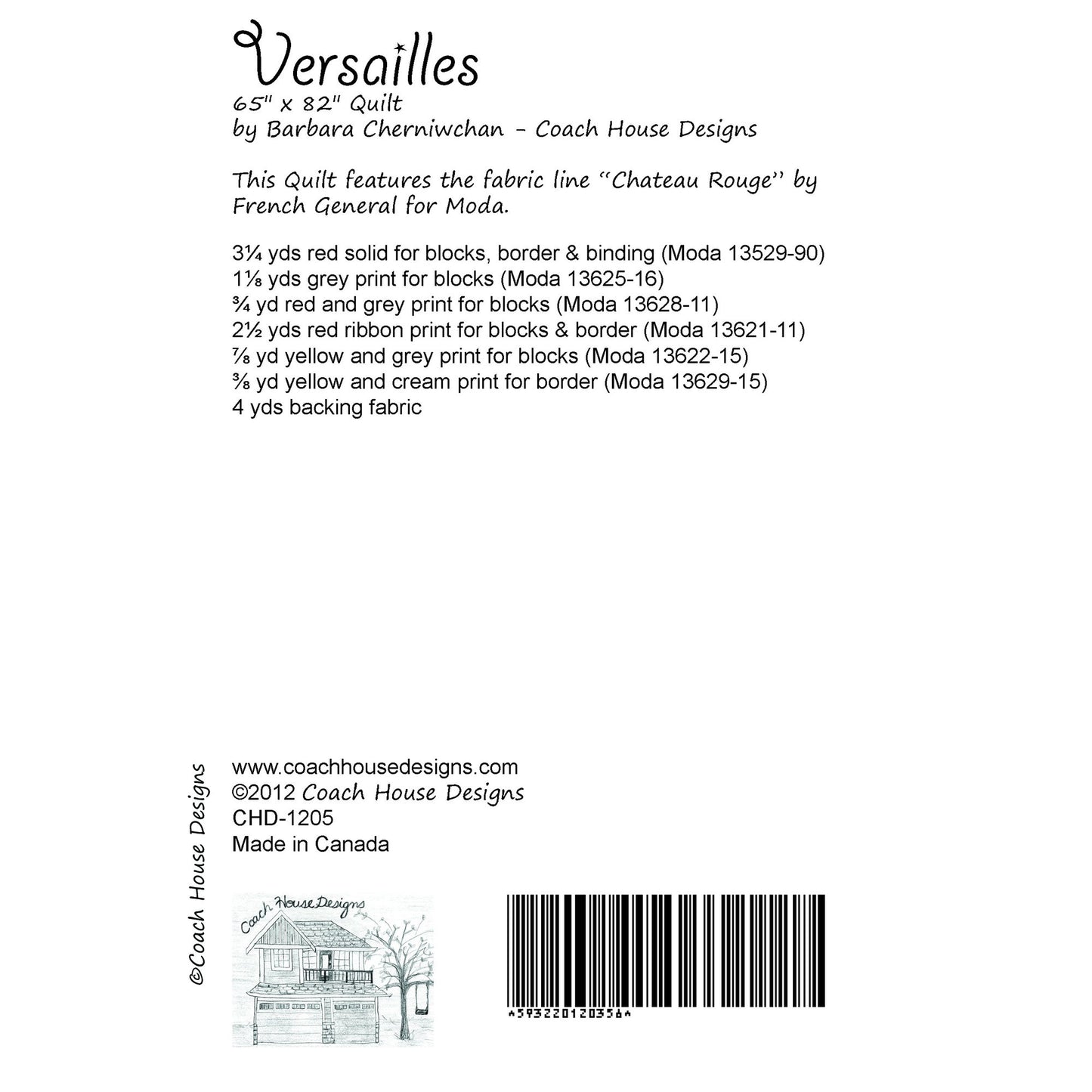 Versailles Quilt Pattern