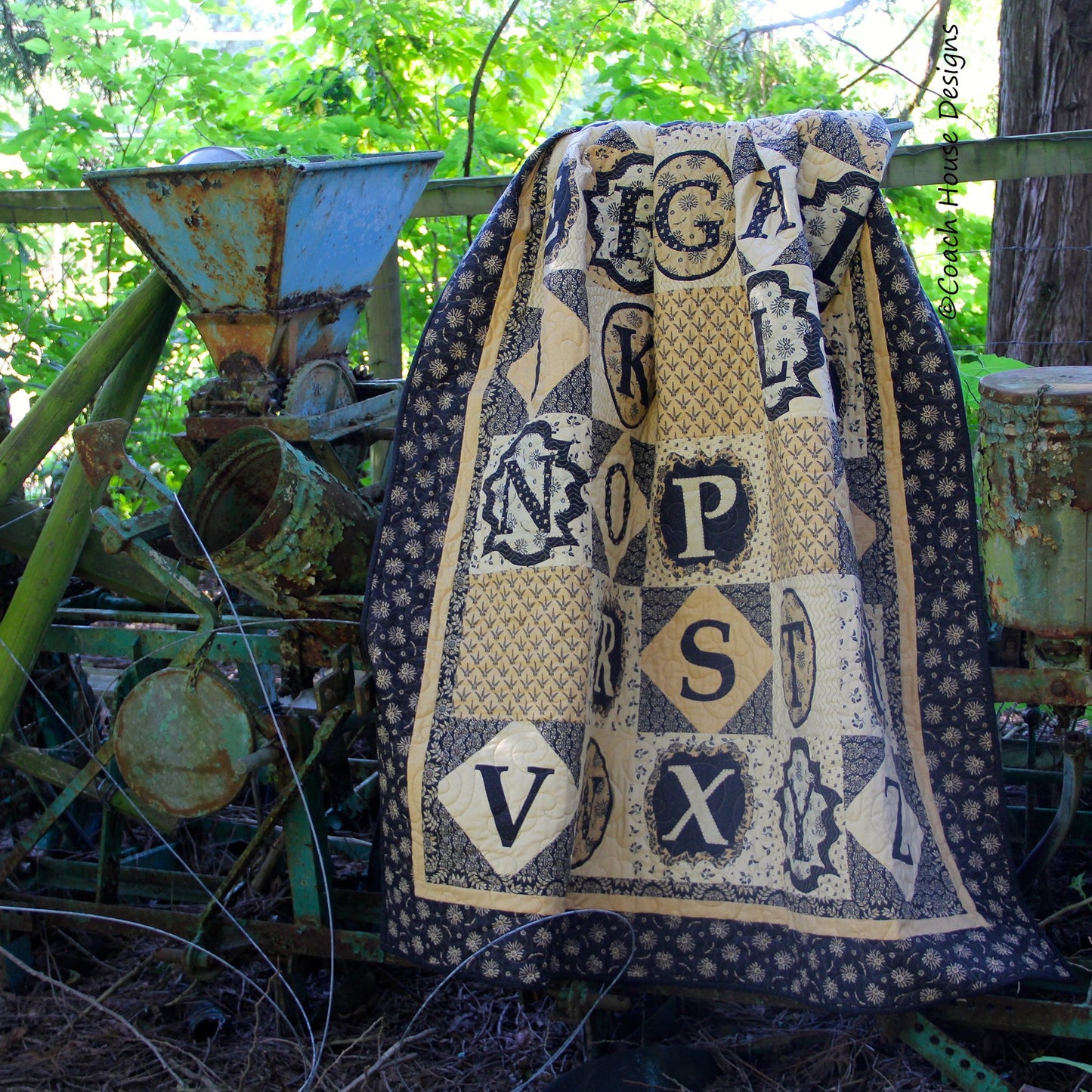 Vintage Alphabet Quilt Pattern