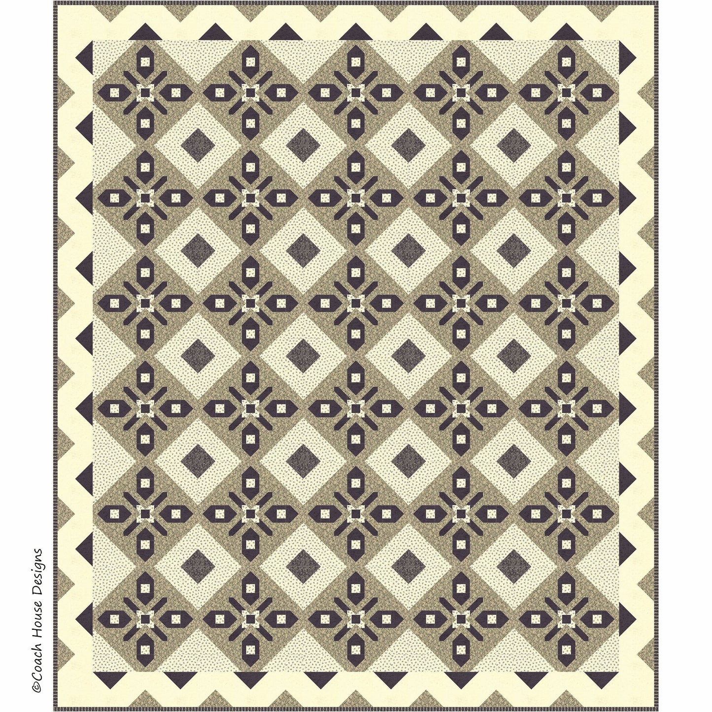 Vintage Lace Downloadable PDF Quilt Pattern