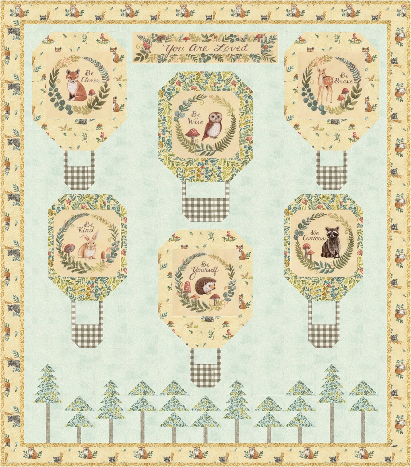 You Are Loved Downloadable PDF Quilt Pattern