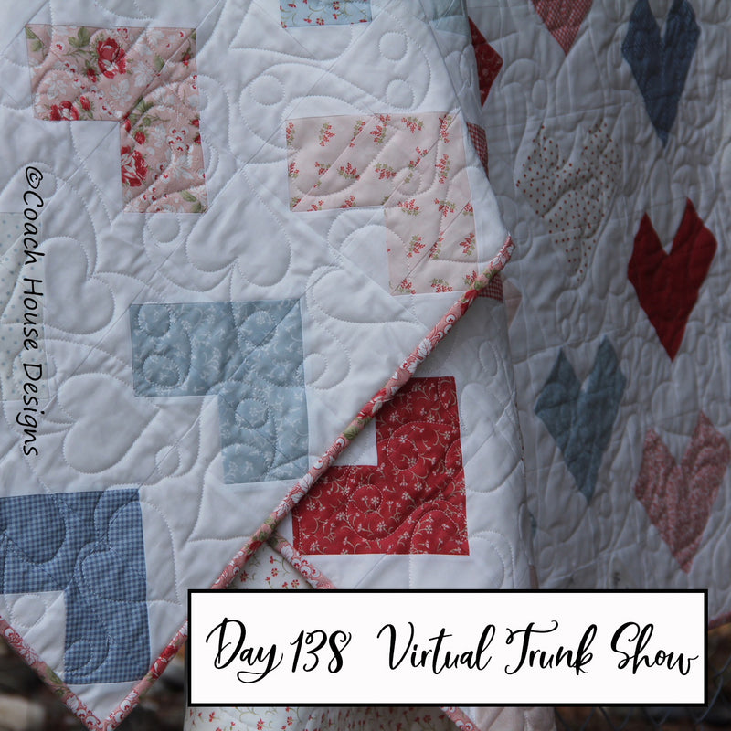 Day 138 of my Virtual Trunk Show - Hearts A-Flutter