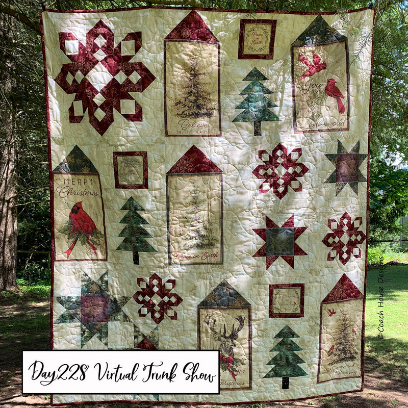 Day 228 of my Virtual Trunk Show - Postcard Christmas