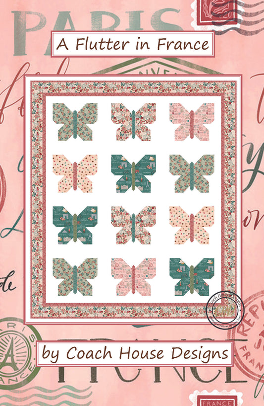 A Flutter in France Quilt Pattern