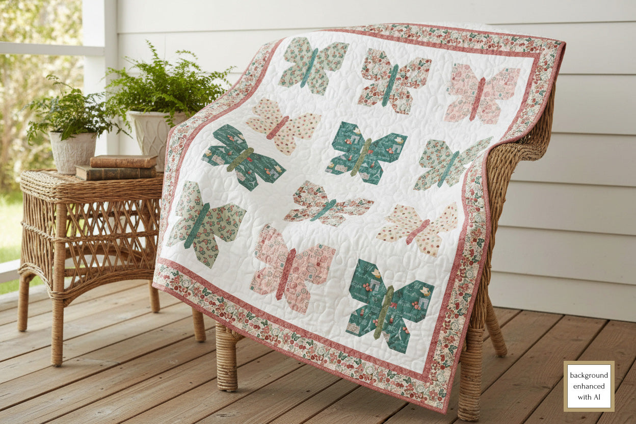 A Flutter in France Quilt Pattern