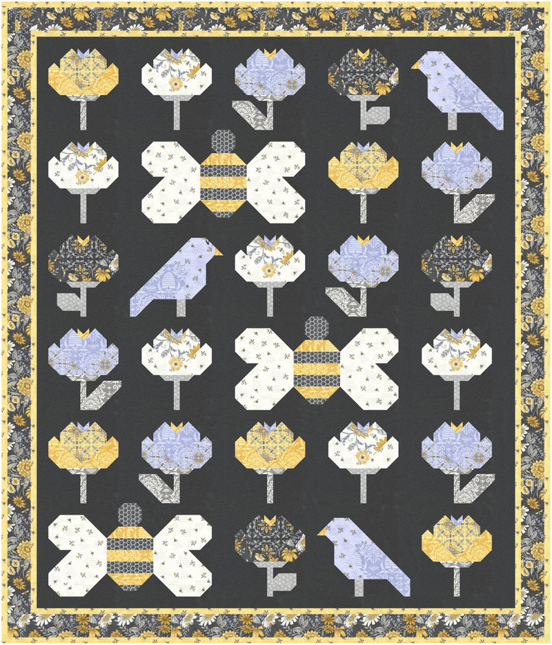 All Day in the Garden Downloadable PDF Quilt Pattern