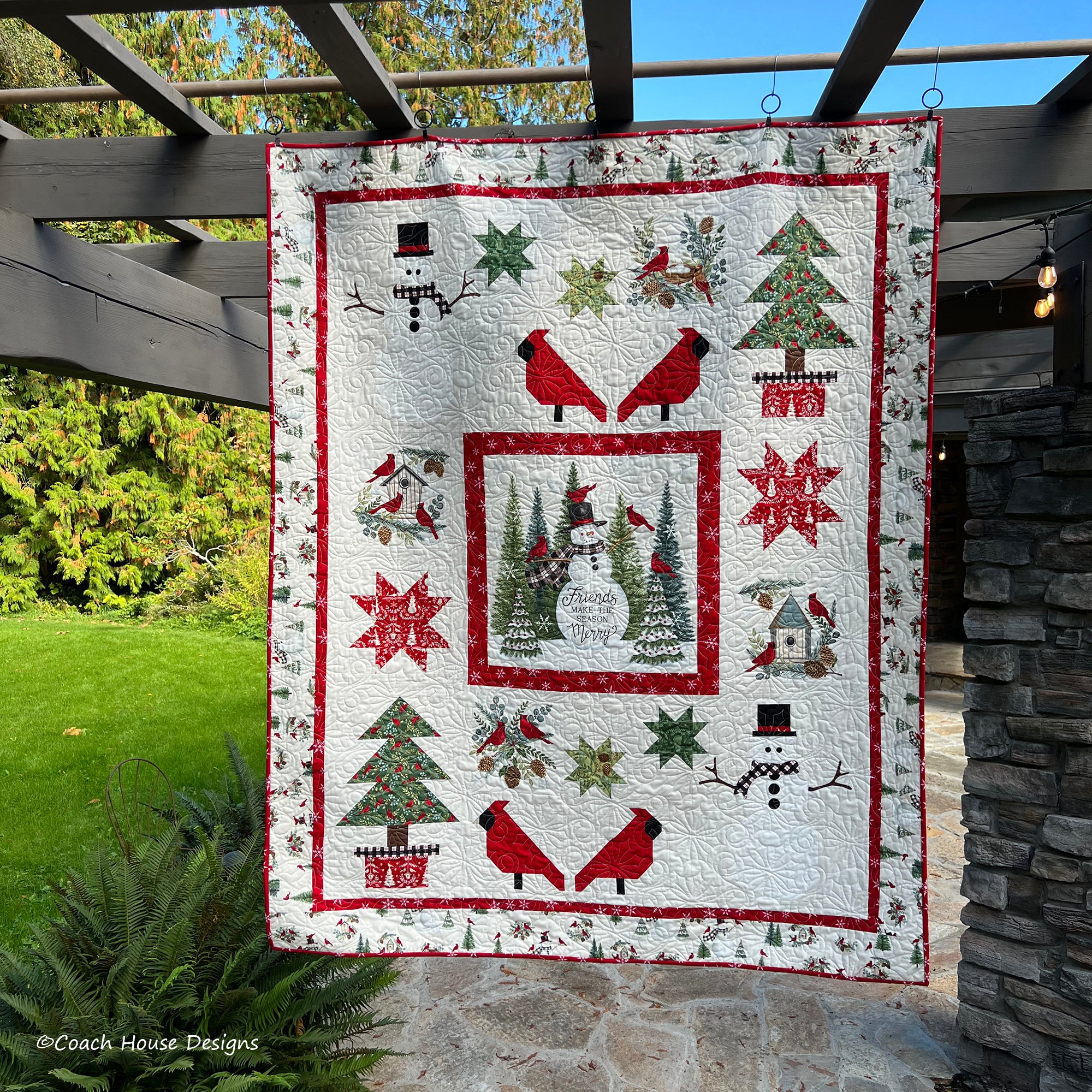 Friends Ip Panel Quilt Pattern Among Friends Downloadable PDF Quilt Pattern – Coach House Designs Canada