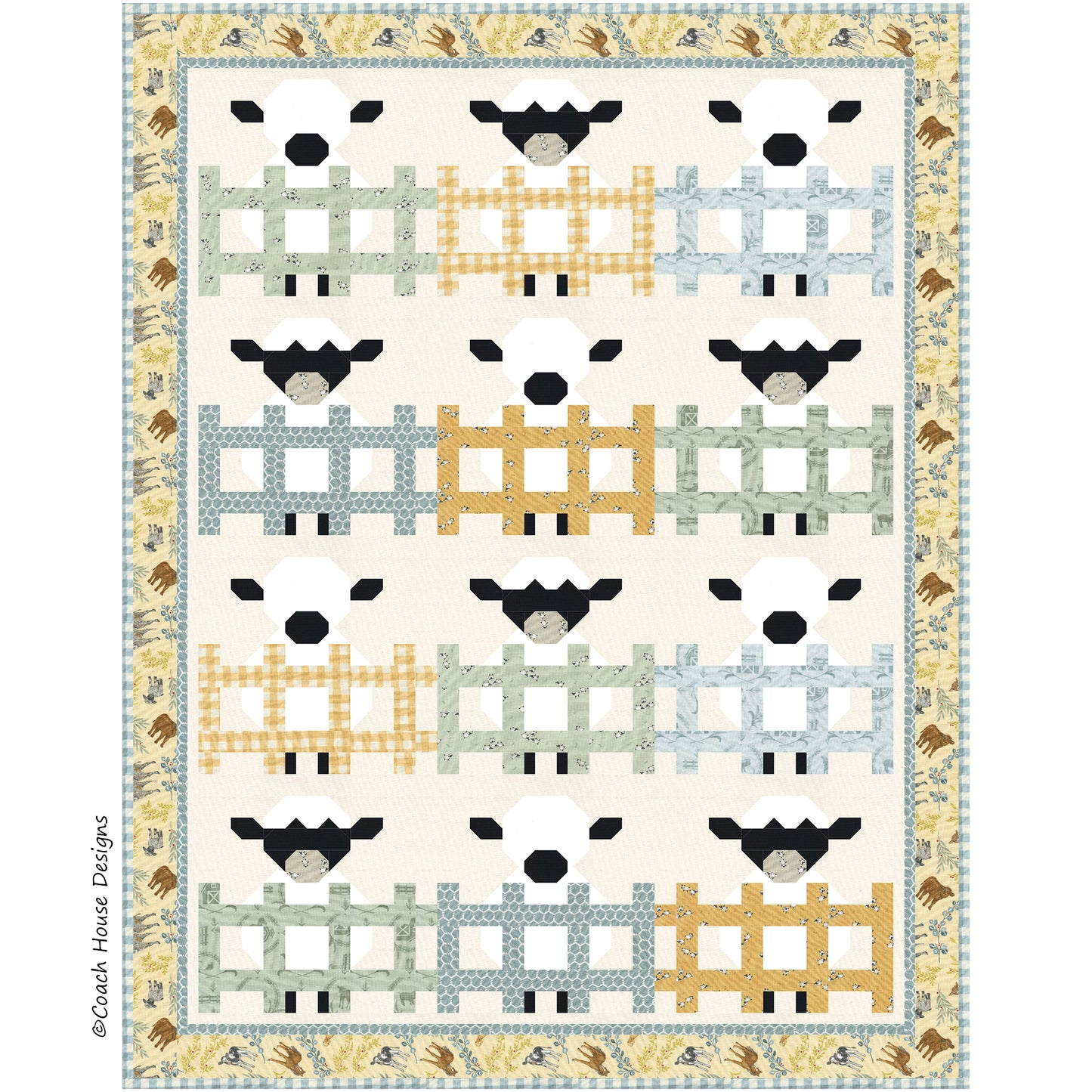Baaa Downloadable PDF Quilt Pattern