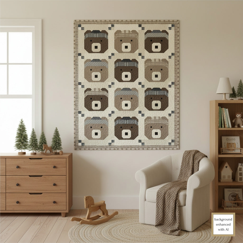 Baby Bear Downloadable PDF Quilt Pattern