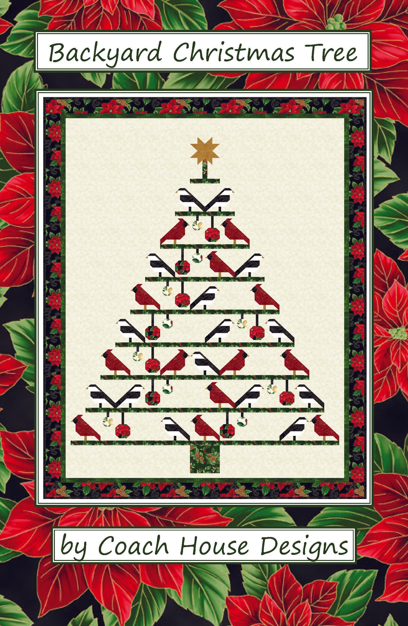 Christmas Tree Patterns Backyard Christmas Tree Downloadable PDF Quilt Pattern – Coach House ...