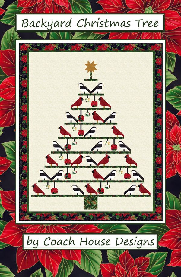 Backyard Christmas Tree Downloadable PDF Quilt Pattern