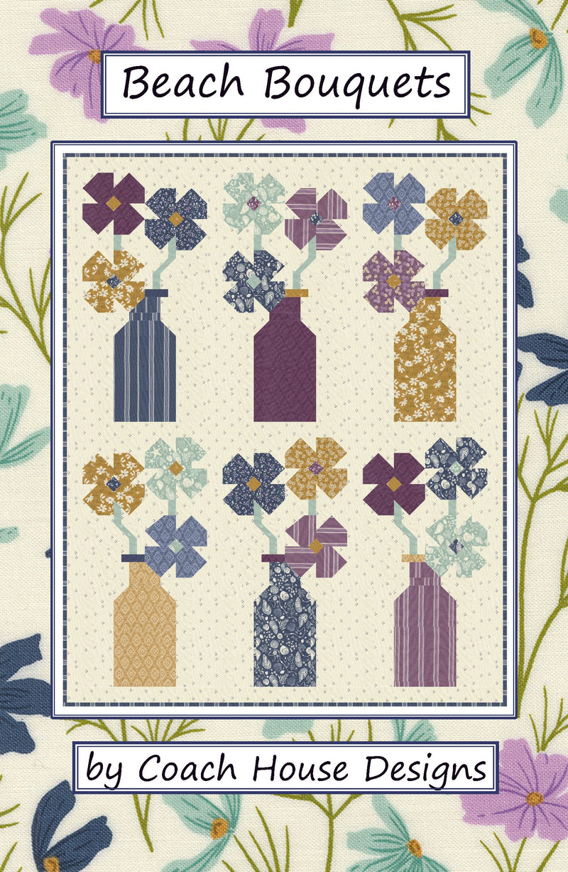 Beach Bouquets Downloadable PDF Quilt Pattern (Pre-Order)