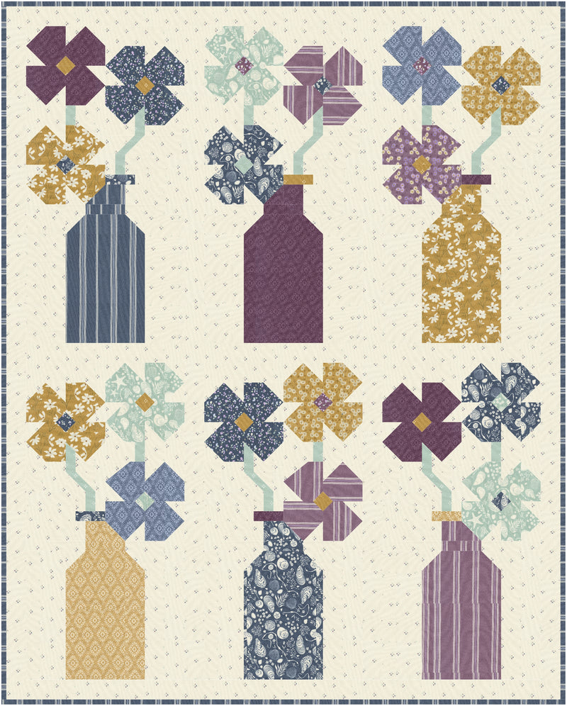 Beach Bouquets Quilt Pattern (Pre-Order)