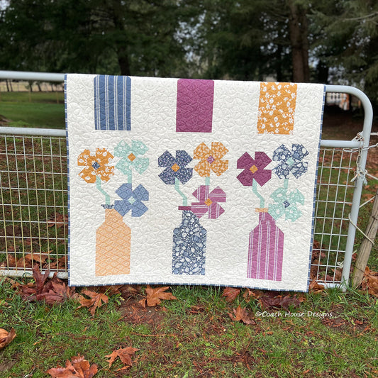 Beach Bouquets Downloadable PDF Quilt Pattern