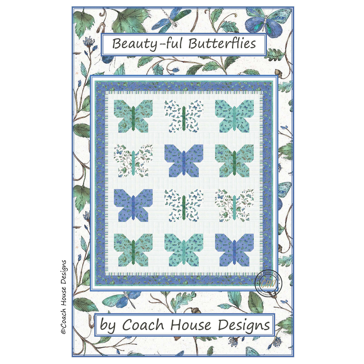 Beauty-ful Butterflies Downloadable PDF Quilt Pattern (Pre-Order)