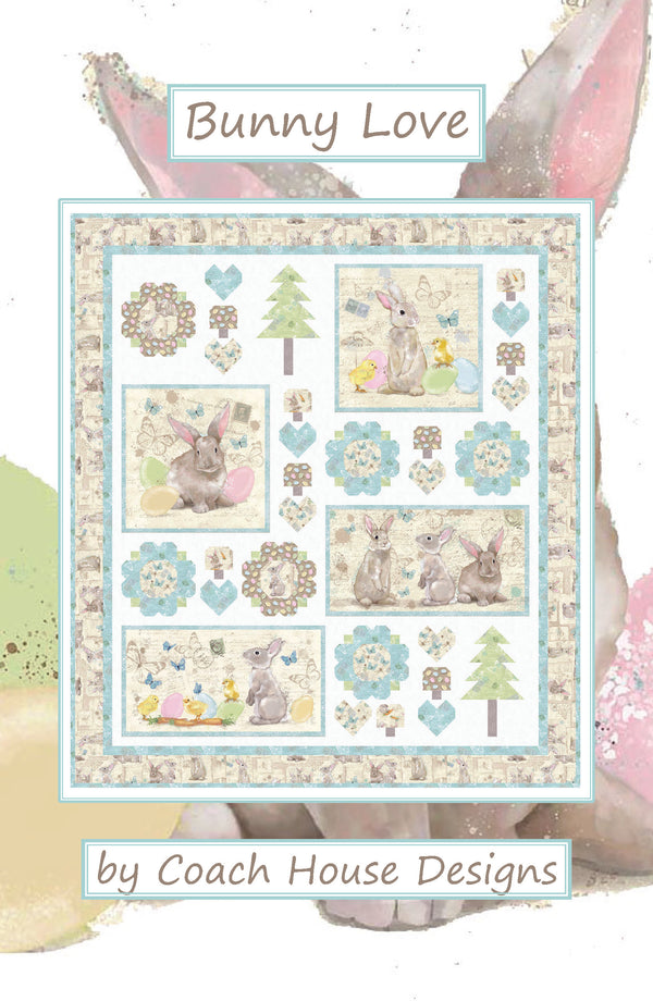 Bunny Love Quilt Pattern Downloadable PDF Quilt Pattern (Pre-Order)