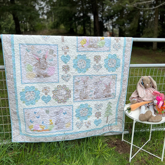 Bunny Love Quilt Pattern Downloadable PDF Quilt Pattern