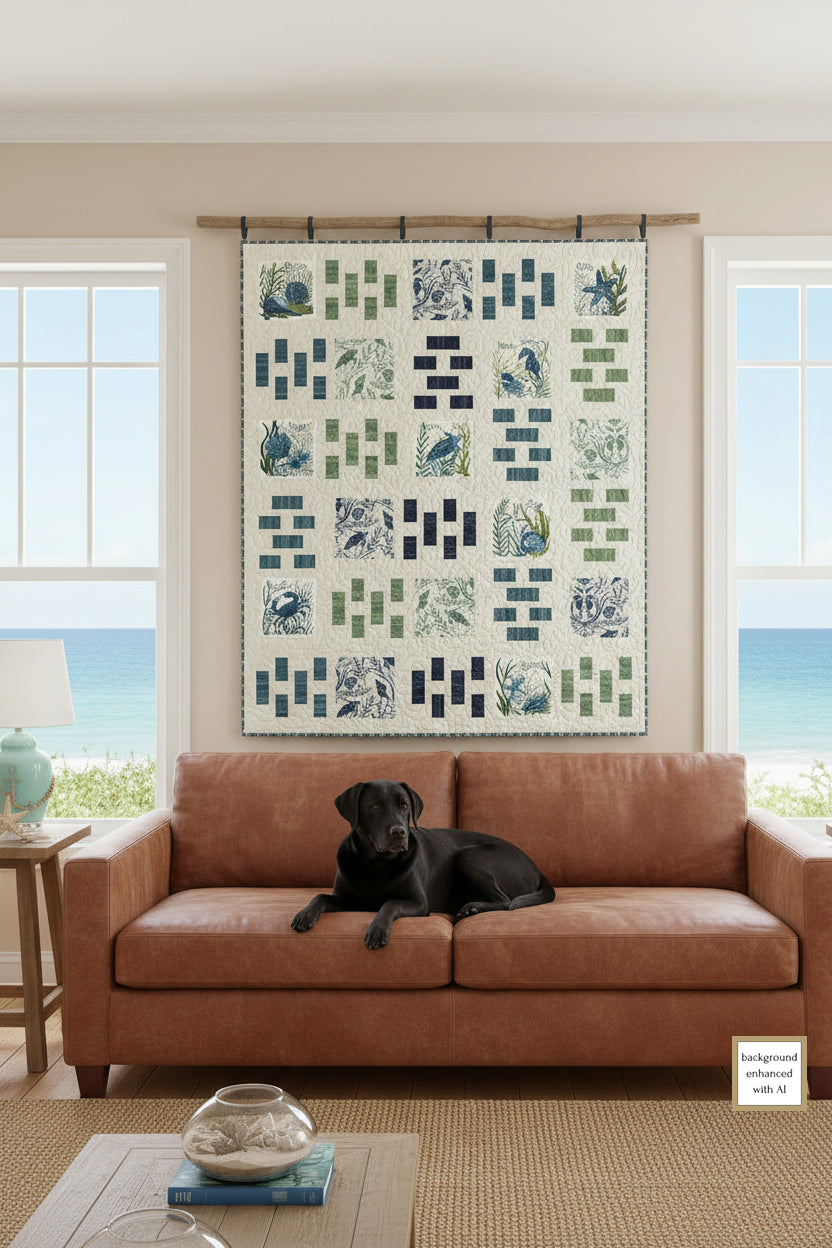 By the Shore Downloadable PDF Lap Quilt Pattern (Pre-Order)