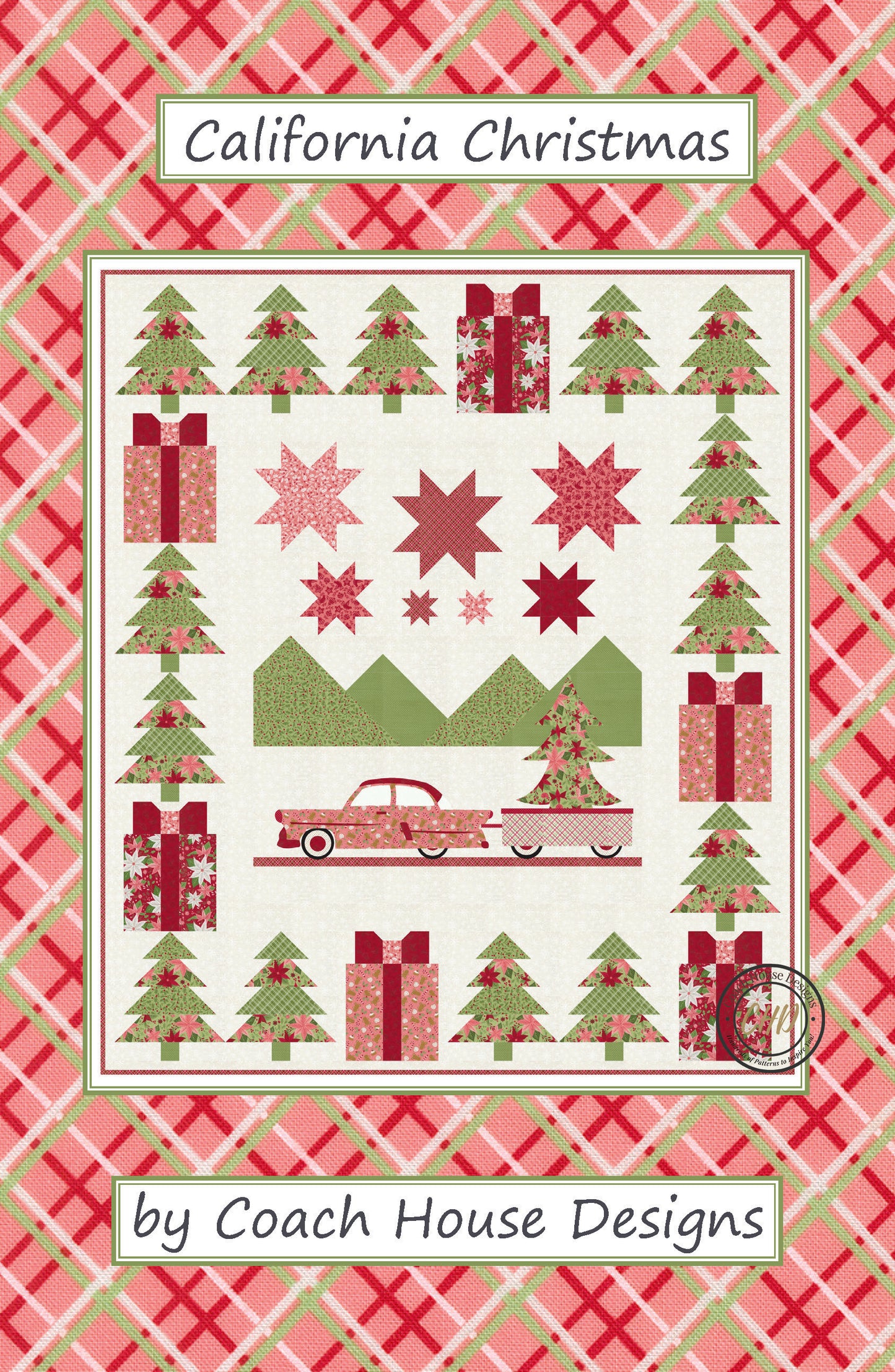 California Christmas Downloadable PDF Quilt Pattern