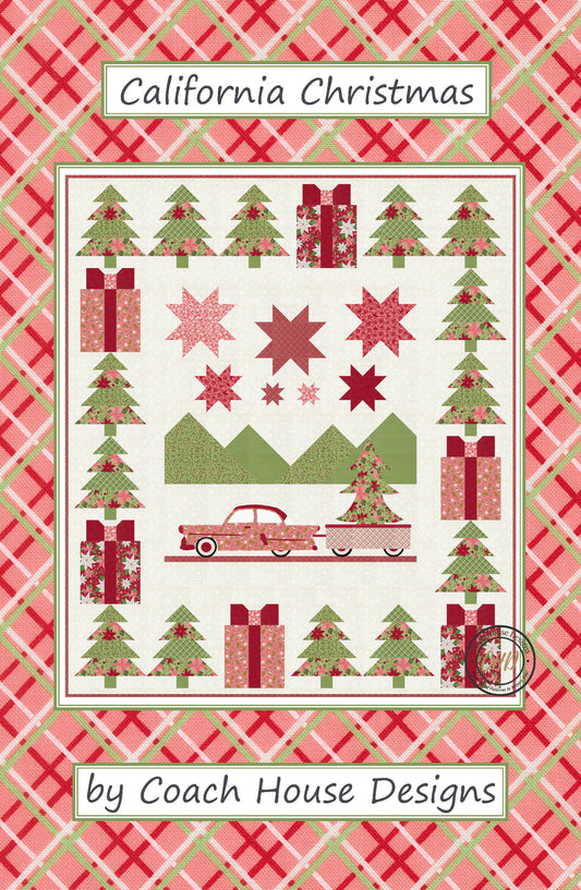 California Christmas Downloadable PDF Quilt Pattern