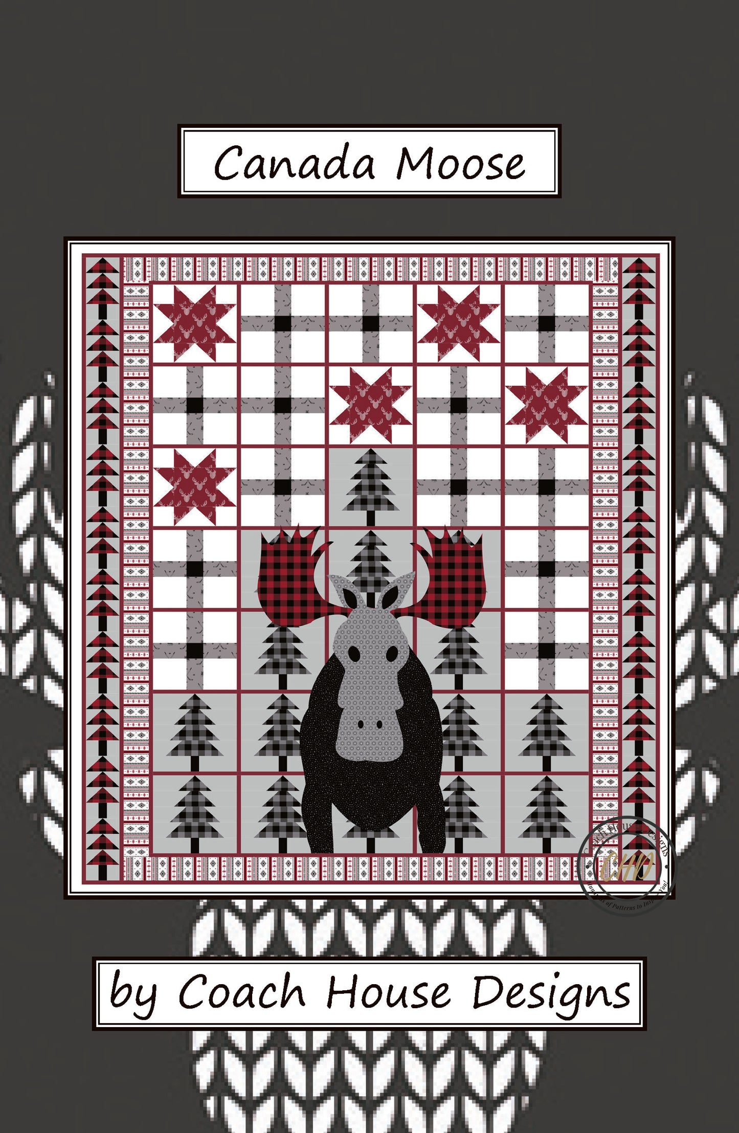 Canada Moose Downloadable PDF Quilt Pattern