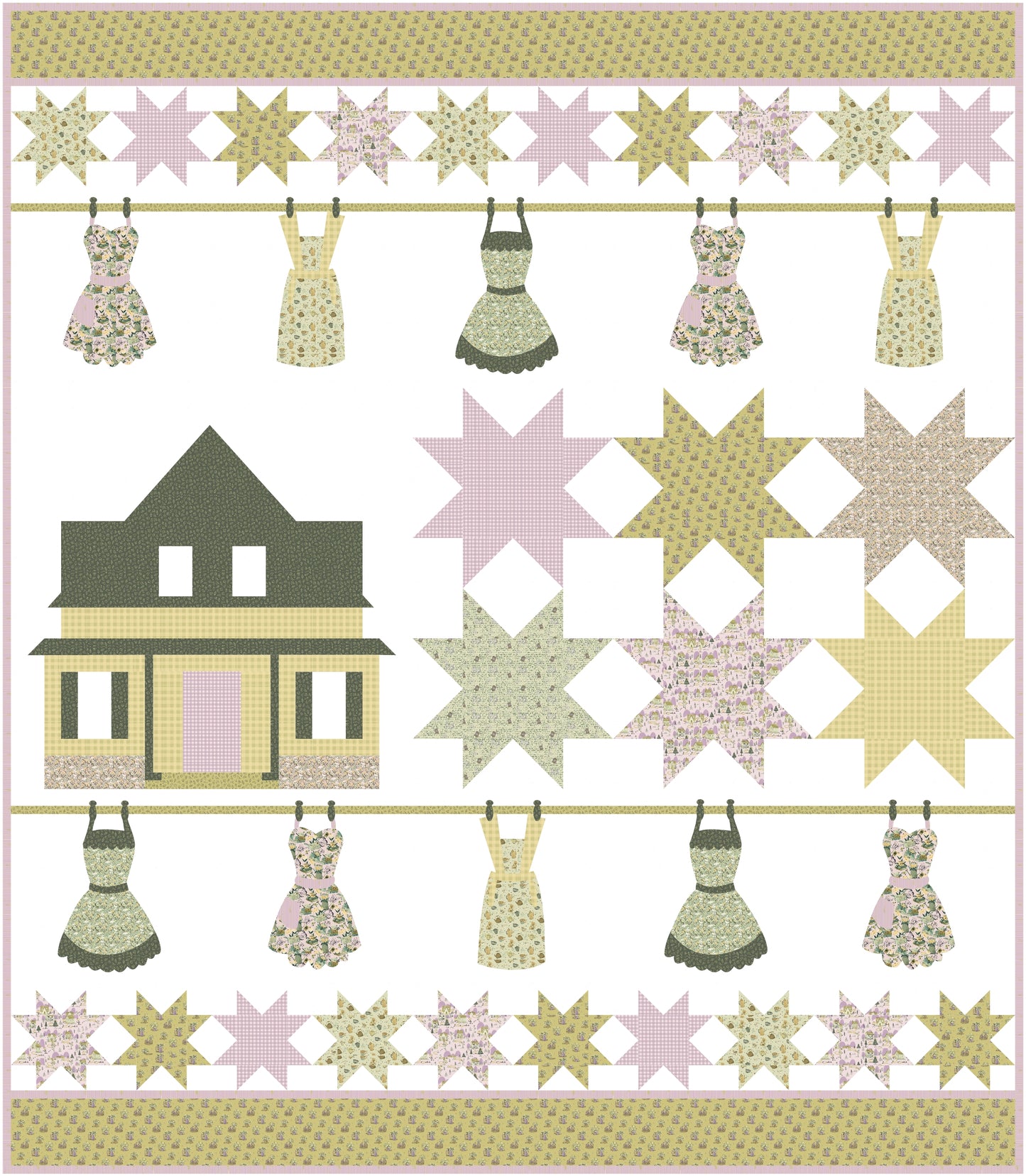 Canadian Farmhouse Downloadable PDF Quilt Pattern