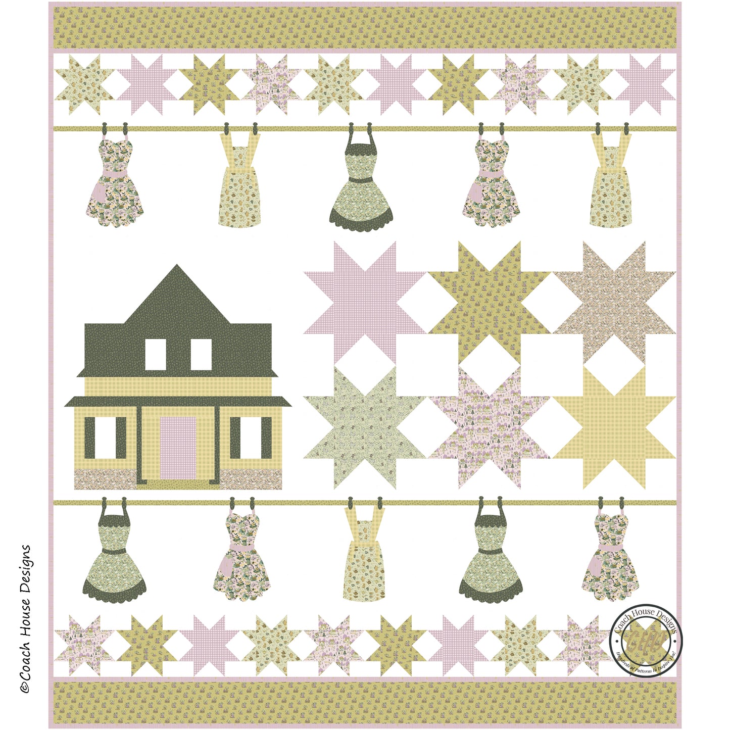Canadian Farmhouse Downloadable PDF Quilt Pattern