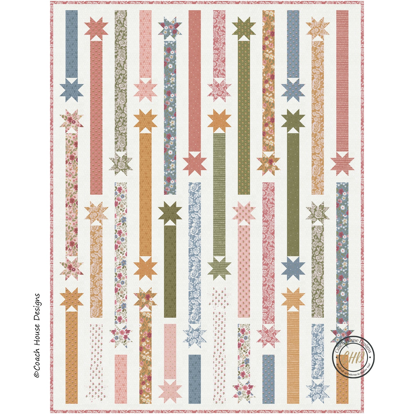 Canadian Fireworks Downloadable PDF Quilt Pattern